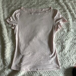 Women's Pink Short Sleeve Top